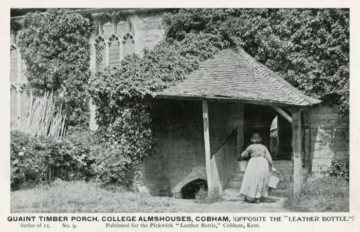Framed Print : College Almshouses, Cobham, Kent Framed Print : College Almshouses, Cobham, Kent