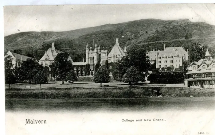 Framed Print : College and New Chapel, Malvern, Worcestershire Framed Print : College and New Chapel, Malvern, Worcestershire