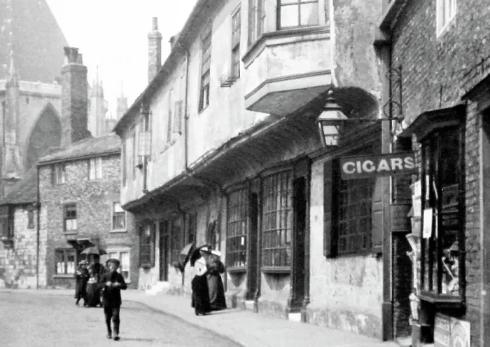 Framed Print : College Street, York, Victorian period