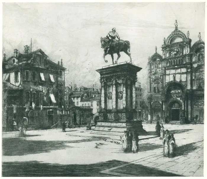 Framed Print : The Colleoni Statue, Venice Framed Print : The Colleoni Statue, Venice