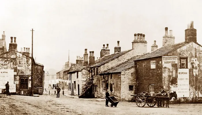 Framed Print : Colne Waterside Victorian period Framed Print : Colne Waterside Victorian period