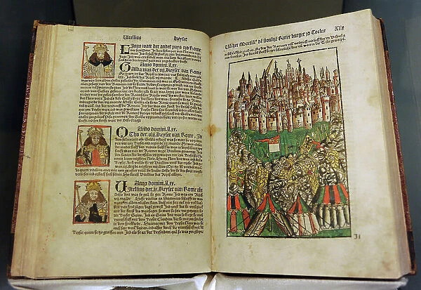 The Cologne Chronicle by Johann Koelhoff the Younger. 15th c