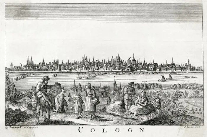 Framed Print : COLOGNE / KOLN C1700 Framed Print : COLOGNE / KOLN C1700
