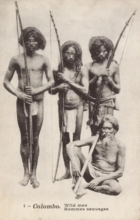Framed Print : Colombo, Sri Lanka - Veddhas Tribesmen Framed Print : Colombo, Sri Lanka - Veddhas Tribesmen
