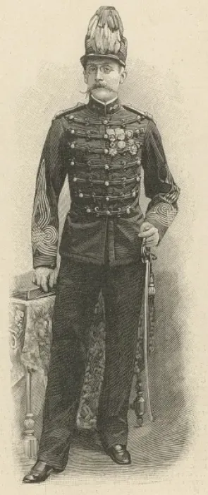 Framed Print : Colonel Klobb(1857-1899) Framed Print : Colonel Klobb(1857-1899)
