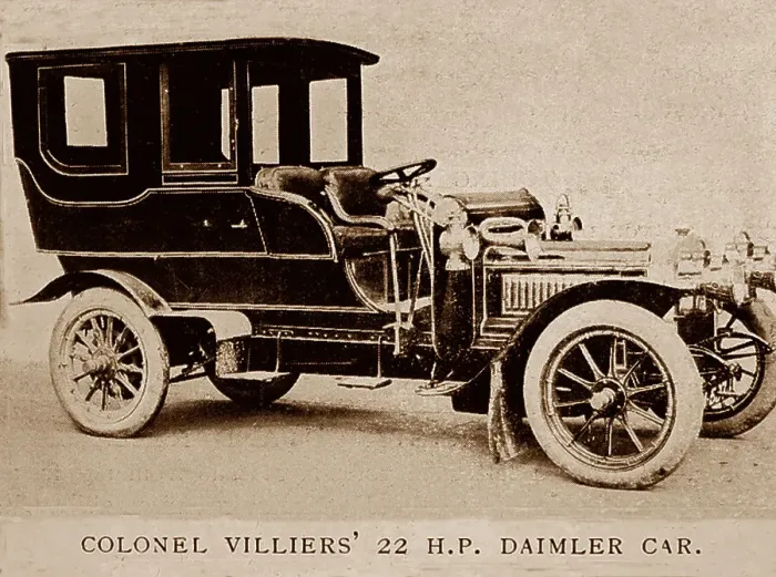 Framed Print : Colonel Villiers 22 HP Daimler veteran car, early 1900s Framed Print : Colonel Villiers 22 HP Daimler veteran car, early 1900s