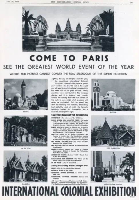 Framed Print : Colonial Exhibition 1931 Framed Print : Colonial Exhibition 1931