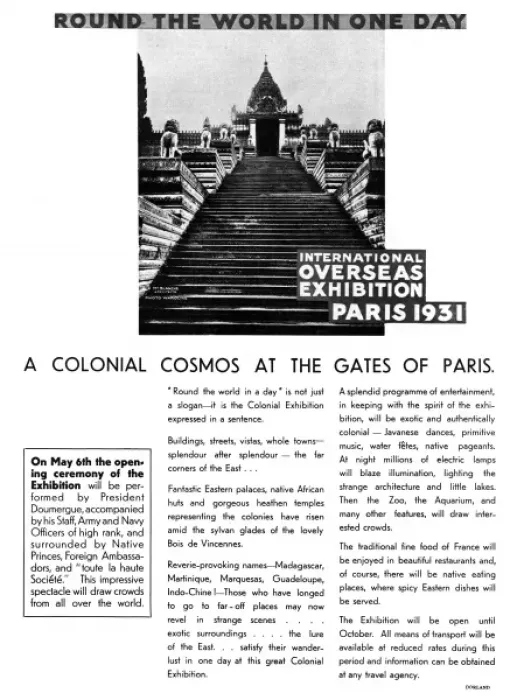 Framed Print : Colonial Exhibition 1931 Framed Print : Colonial Exhibition 1931