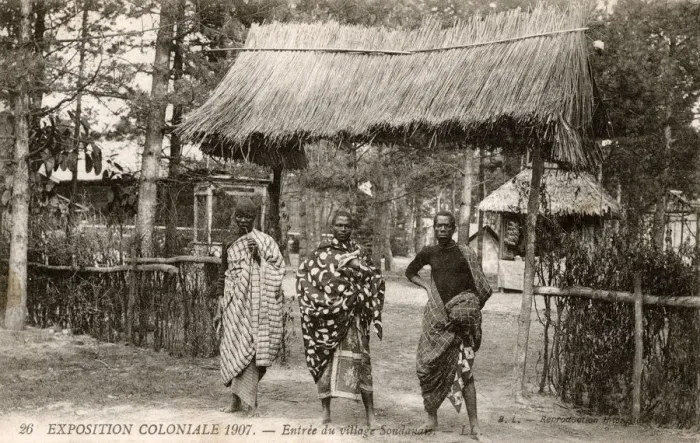 Framed Print : Colonial Exhibition, Bois de Vincennes - Sudanese Village Framed Print : Colonial Exhibition, Bois de Vincennes - Sudanese Village