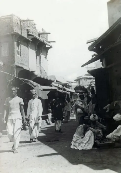 Framed Print : Colonial Persia, street scene Framed Print : Colonial Persia, street scene