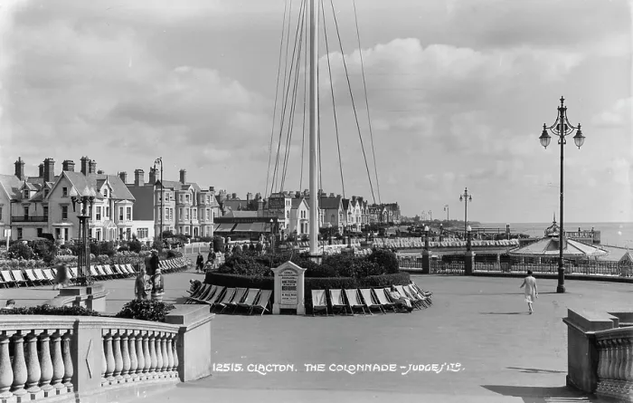 Framed Print : The Colonnade in Clacton Framed Print : The Colonnade in Clacton