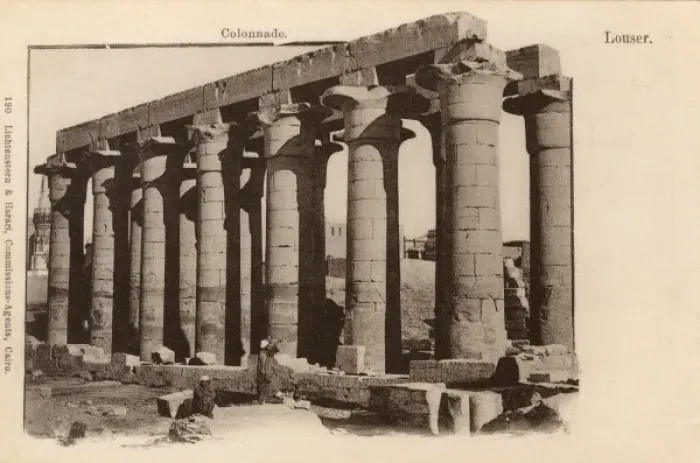 Framed Print : Colonnade in the Luxor Temple, Egypt Framed Print : Colonnade in the Luxor Temple, Egypt