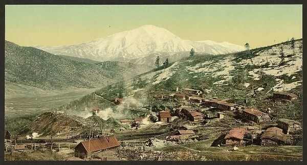 Colorado. Mt. Sopris from Spring Gulch Mine