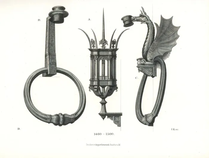 Framed Print : Colossal iron lantern from the Palazzo Strozzi, Florence Framed Print : Colossal iron lantern from the Palazzo Strozzi, Florence