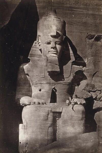 Colossel figure at Abou Simbel, Nubia