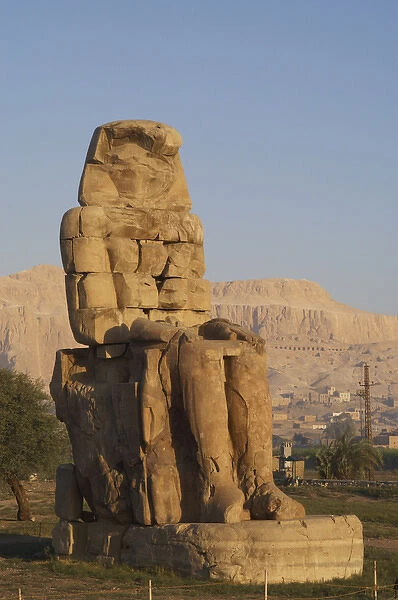 Colossi of Memnon. Eastern colossus. Luxor. Egypt