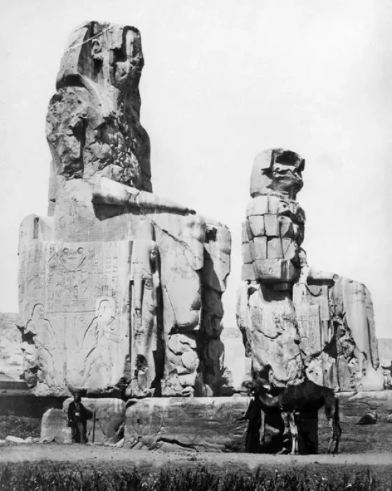 Framed Print : Colossi of Memnon, Egypt Framed Print : Colossi of Memnon, Egypt