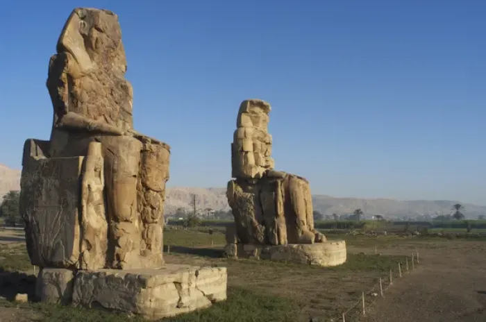 Framed Print : Colossi of Memnon. Luxor. Egypt Framed Print : Colossi of Memnon. Luxor. Egypt