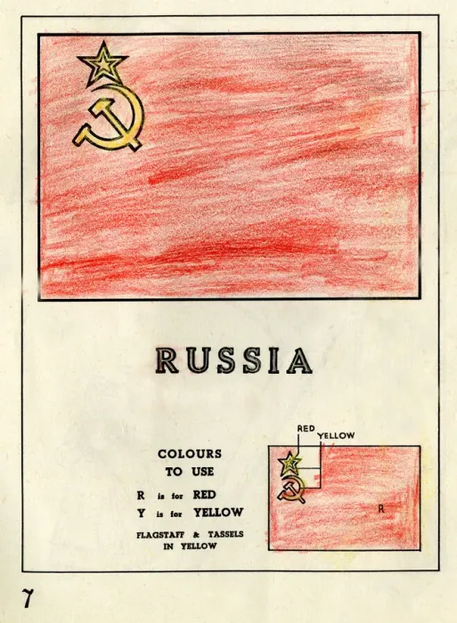 Framed Print : Colouring page, For Victory Paint Book, WW2 Framed Print : Colouring page, For Victory Paint Book, WW2