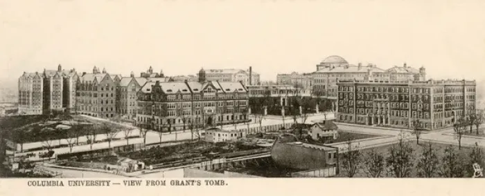 Framed Print : Columbia University viewed from Grants Tomb, New York City Framed Print : Columbia University viewed from Grants Tomb, New York City