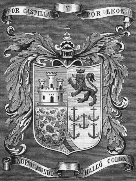 Framed Print : Columbus Coat of Arms Framed Print : Columbus Coat of Arms