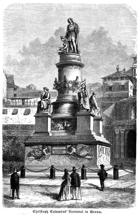 Framed Print : Columbus Monument at Genoa Framed Print : Columbus Monument at Genoa