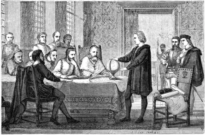 Framed Print : Columbus outlines journey to the Scientific Commission Framed Print : Columbus outlines journey to the Scientific Commission