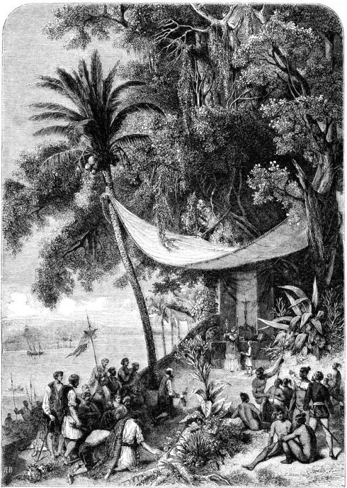 Framed Print : Columbus Second Voyage Framed Print : Columbus Second Voyage