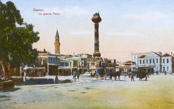 Framed Print : Column at Marjeh Square, Damascus, Syria Framed Print : Column at Marjeh Square, Damascus, Syria