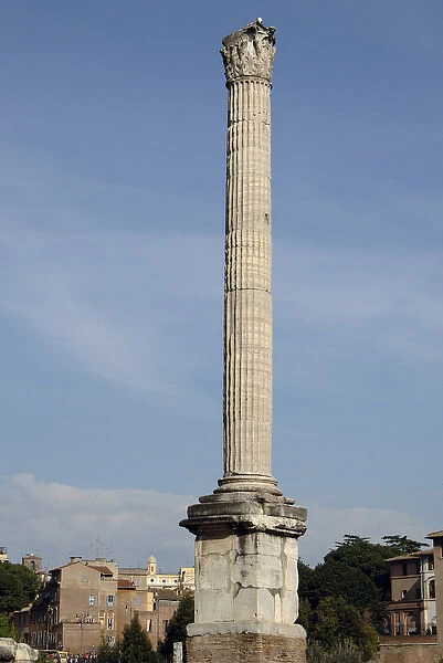 Column of Phocas. Roman Forum. Italy