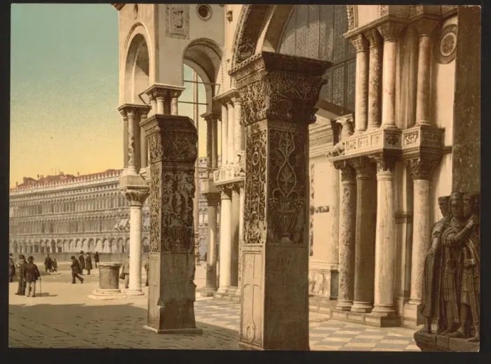 Framed Print : Columns of St. Marks Church, Venice, Italy Framed Print : Columns of St. Marks Church, Venice, Italy
