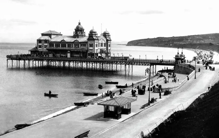 Framed Print : Colwyn Bay Pier Victorian period