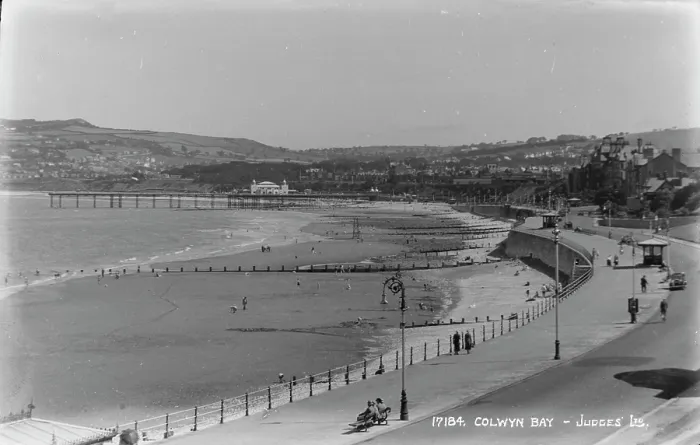 Framed Print : Colwyn Bay Seaside View