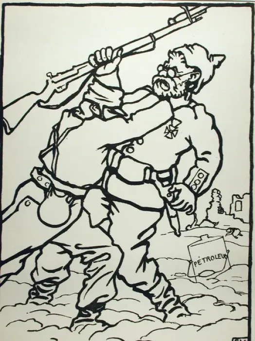 Framed Print : Combat between French and German soldiers Framed Print : Combat between French and German soldiers