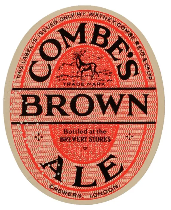 Framed Print : Combe's Brown Ale Framed Print : Combe's Brown Ale