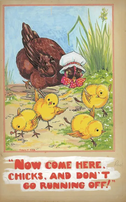 Framed Print : Now come here chicks?. - hen and chicks Framed Print : Now come here chicks?. - hen and chicks