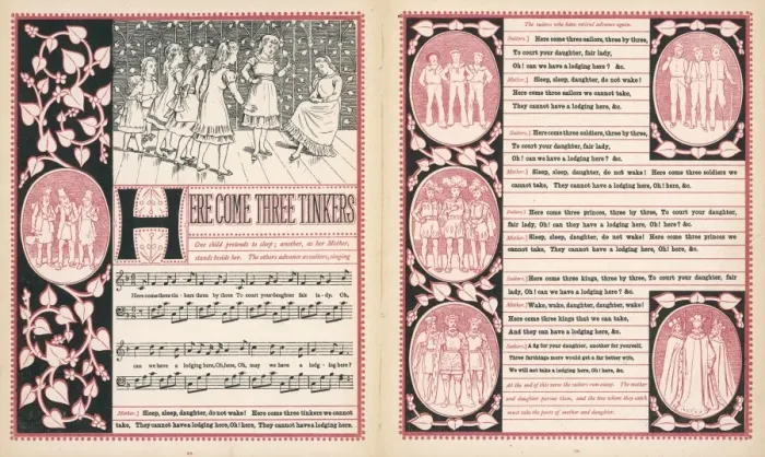Framed Print : Here come three tinkers, words and music Framed Print : Here come three tinkers, words and music