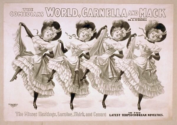 The comedians World, Garnella, and Mack