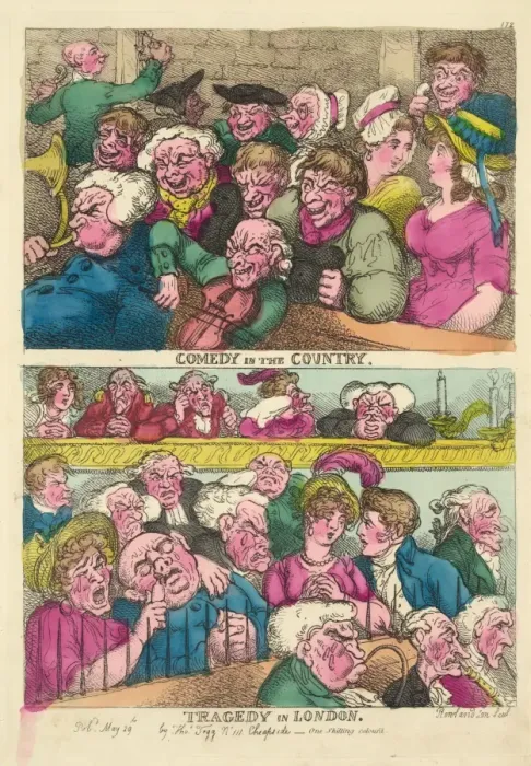Framed Print : Comedy in the country. Tragedy in London Framed Print : Comedy in the country. Tragedy in London