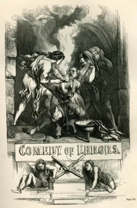 Framed Print : The Comedy of Errors - title page Framed Print : The Comedy of Errors - title page