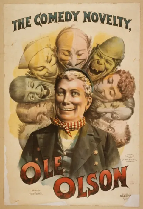 Framed Print : The comedy novelty, Ole Olson Framed Print : The comedy novelty, Ole Olson