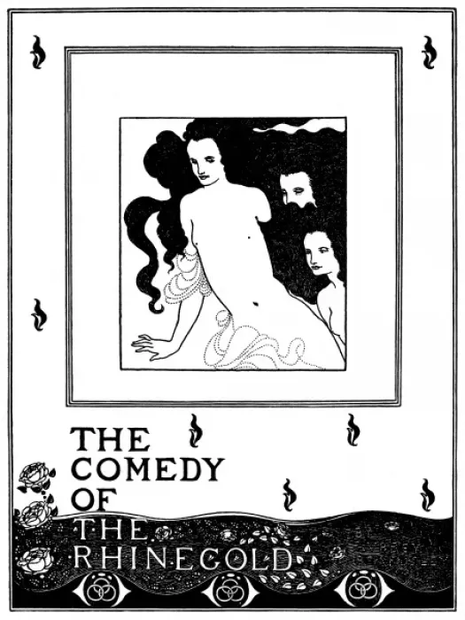 Framed Print : The Comedy of the Rhinegold by Aubrey Beardsley Framed Print : The Comedy of the Rhinegold by Aubrey Beardsley