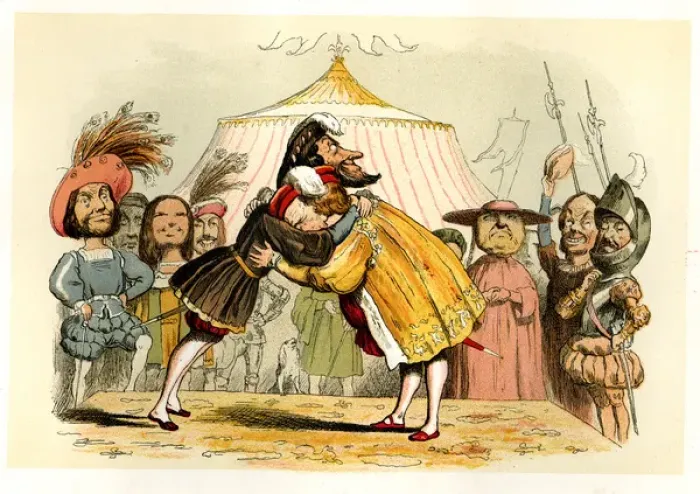 Framed Print : Comic English Histories by Richard Doyle Framed Print : Comic English Histories by Richard Doyle