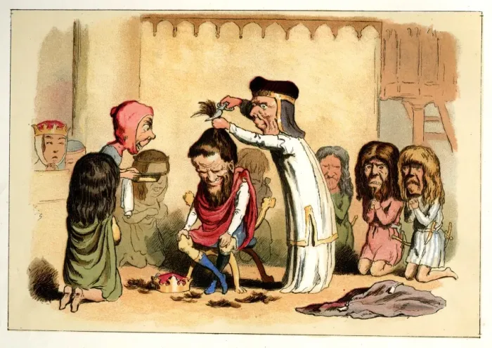 Framed Print : Comic English Histories by Richard Doyle Framed Print : Comic English Histories by Richard Doyle