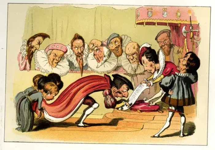 Framed Print : Comic English Histories by Richard Doyle Framed Print : Comic English Histories by Richard Doyle