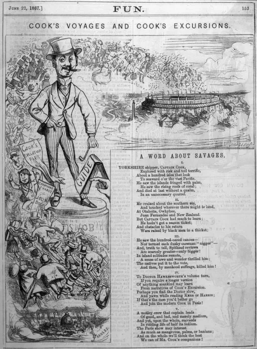 Framed Print : Comic view of Cooks voyages and excursions Framed Print : Comic view of Cooks voyages and excursions