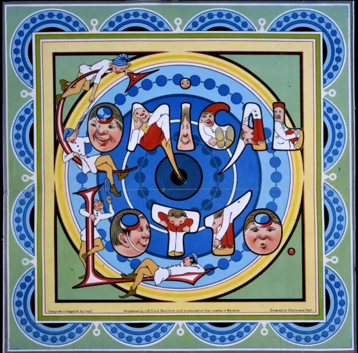 Framed Print : Comical Lotto Game Framed Print : Comical Lotto Game
