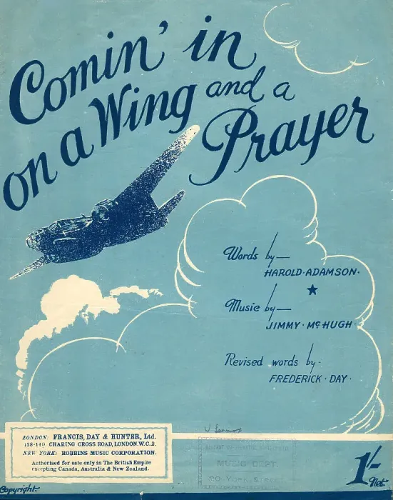 Framed Print : Comin In On A Wing And A Prayer
