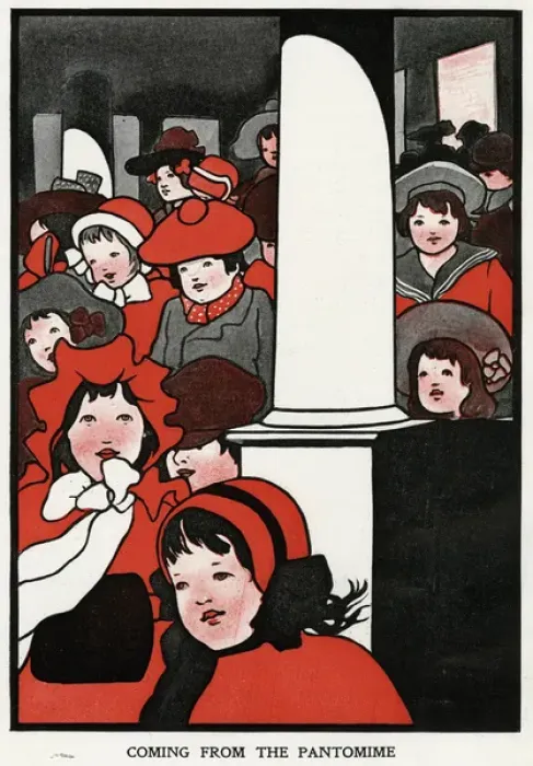 Framed Print : Coming from the Pantomime by Charles Robinson Framed Print : Coming from the Pantomime by Charles Robinson