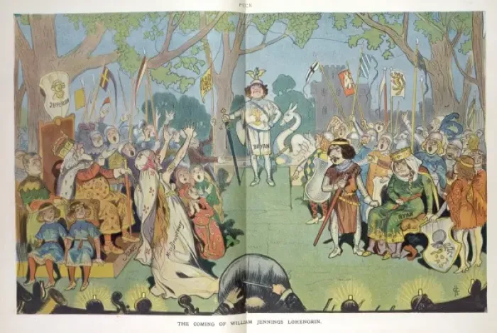 Framed Print : The coming of William Jennings Lohengrin Framed Print : The coming of William Jennings Lohengrin